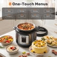 thumbnail image 6 of edx 3 Quart 10-in-1 Multi-Cooker, Stainless Steel Electric Pressure Cooker, Black, 6 of 10