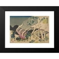 thumbnail image 2 of Katsushika Hokusai 24x17 Black Modern Framed Museum Art Print Titled - Minamoto No Muneyuki Ason (1835-1837), 2 of 5