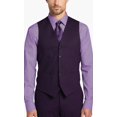 thumbnail image 4 of Mens Three Piece Two Button Modern Fit Italian Styled Single Breasted Suit Set | Black White Taupe Sapphire Eggplant Olive Navy Brown, 4 of 4