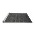 thumbnail image 2 of Ahgly Company Machine Washable Indoor Square Abstract Gray Modern Area Rugs, 4' Square, 2 of 4