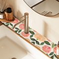 thumbnail image 2 of Yayeee Faucet Mat for Kitchen Sink 14.7" Diatomite Long Splash Guard Pad, Watercolor Grapefruit, 2 Pack, 2 of 7
