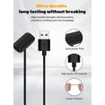 thumbnail image 2 of [2 Pack]Magnetic Charger Cable for Charge 6 Health & Fitness Tracker,Compatible for Charge6 Smartwatch Charging Replacement Accessory 1M/3.3ft - Black, 2 of 7