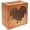 Brown, variant on Wedding Card Box with Heart Clear Window Vintage Wood Wedding Present Card Box with Slot for Reception Birthday Party Graduation