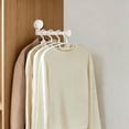 thumbnail image 6 of Hanger Organizer Stacker, Binkne Suction Cup Self-Adhesive Extendable Garment Rack, Space Saving Clothes Hanger Storage Holder for Closet Laundry Room, 6 of 6