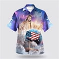 thumbnail image 3 of Jesús me ama, Dios ama al mundo, camisas hawaianas, camisas de moda para hombres y mujeres, camisas de playa geniales, camisas florales geniales de verano, ropa, 3 of 5