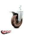 thumbnail image 2 of 5 Inch High Temp Glass Filled Nylon 7/8 Inch Stem Caster with Total Lock Brake, 2 of 2