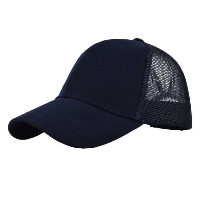 Sonducket Gorra De Béisbol Con Estilo De Algodón Con Correa Ajustable - Protección Solar Y Gorra De Béisbol Transpirable Mujer Sombreros CC636-3azul marino