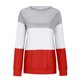 thumbnail image 4 of ICHUANYI Clearance Women's Round Neck Fashion Casual Long Sleeve Print Sweatshirt Tops Blouse(Orange, L) ICHUANYI WER2023081204660, 4 of 4