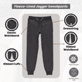 thumbnail image 3 of Boy's 2 Piece Fleece Jogger Sweatpants and Hoodie Sweatshirt Set, 3 of 4
