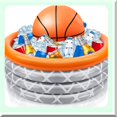 thumbnail image 2 of Basketball Fun Cooler - Inflatable Ice Serving Bar for Kids Birthday Party, Pool, Summer Beach Decor - Sports Themed Food Drink Container (2 Pcs), 2 of 5
