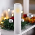 thumbnail image 5 of WGV Frosted Glass Hurricane Candle Shade Chimney Tube - 3" Wide x 14" Height, Good quality, Heavy Weighted Base - 1 Pc, 5 of 7