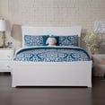 thumbnail image 2 of AFI Metro Full Solid Wood Bed with Footboard with USB Charger in White, 2 of 7