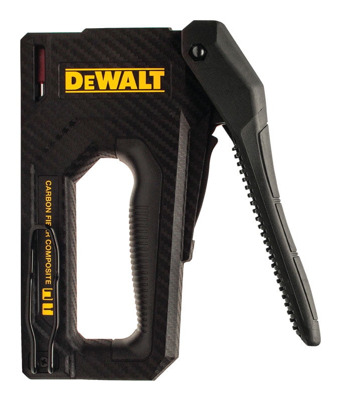 DEWALT 18 Ga. Carbon Fiber Composite Staple Gun Yellow/Black