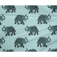thumbnail image 4 of oneOone Polyester Lycra Fabric Elephant Block Fabric Prints By Yard 56 Inch Wide, 4 of 4