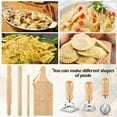 thumbnail image 2 of Pastas Making Set for Gnocchi and Ravioli Includes Wood Board and Rolling Pin, 2 of 11