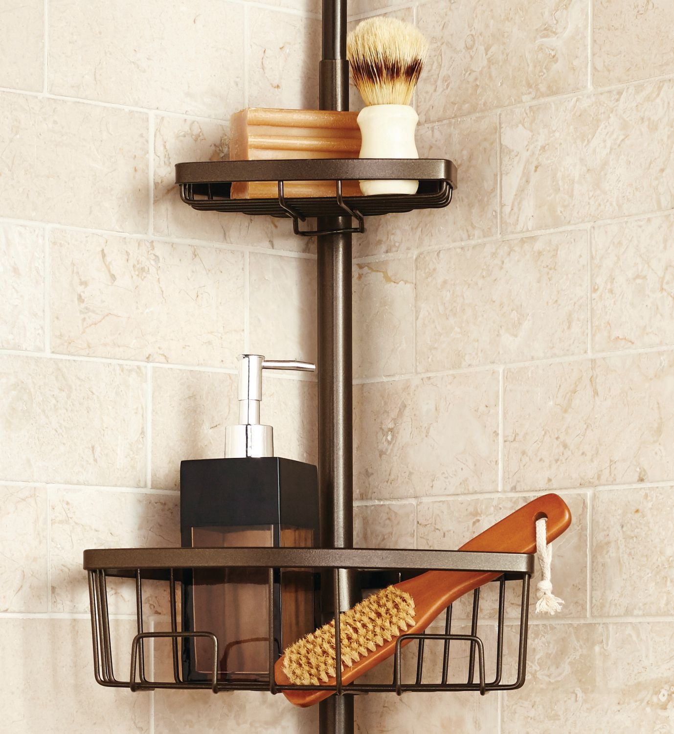 era Neil Shower Pole Caddy Classic Oil Rub