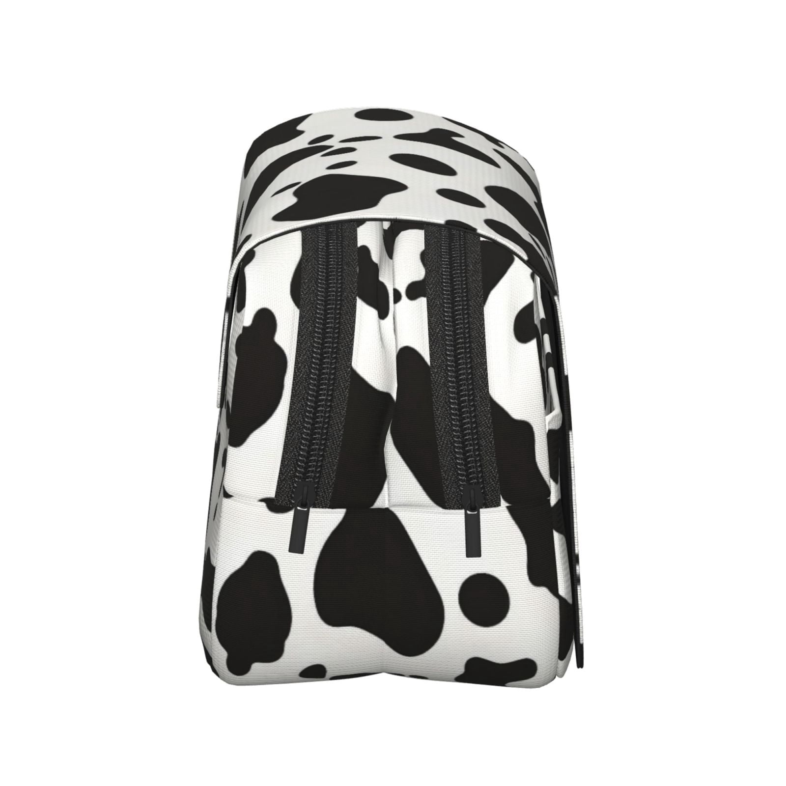 Large-Capacity Flip-Top Double-Layer Pencil Case, Multi-Functional Pocket Pen Case, Durable Stationery Organizer Simple Cow Print Pattern, Vector Art Style_3