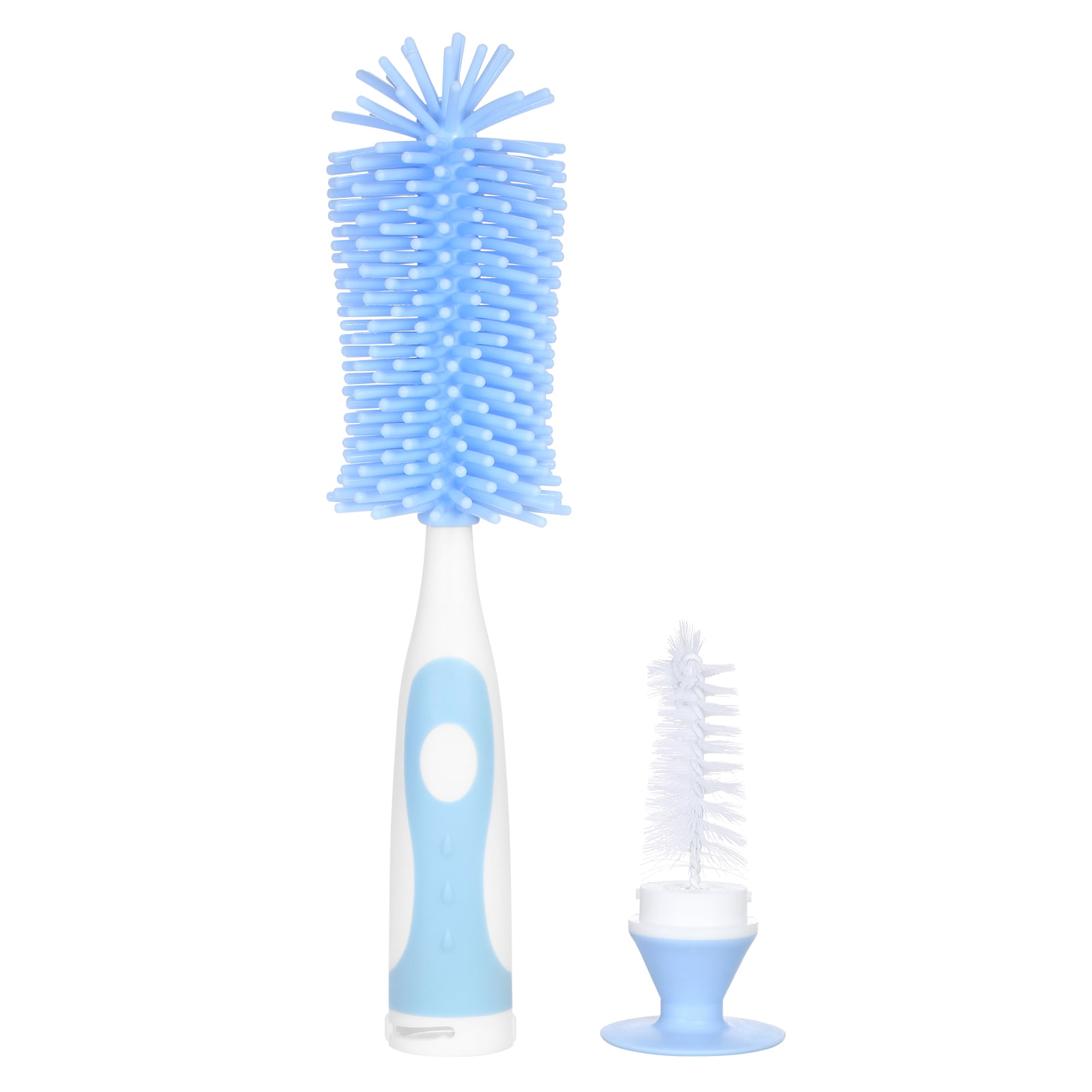 OXO Tot Bottle Brush With Bristled Cleaner & Stand, Teal - Walmart.com