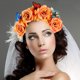 thumbnail image 3 of Diadema floral para fiesta de té, diadema con flores simuladas y mariposas, decoración para el tocado, 3 of 6