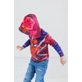 thumbnail image 4 of Marvel Spider-Man Little Boys Fleece Zip Up Cosplay Hoodie Toddler to Big Kid, 4 of 5