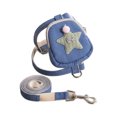 thumbnail image 2 of 2 Pack, Cat Harness and Leash Set Escape Proof, Cat Walking Harness with Small Storage Backpack, Adjustable Vest Style for Kitten Small Puppy Outdoor Walking Travel, Blue, 2 of 5