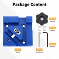 thumbnail image 3 of Uxcell 4Pcs 90 Degree Corner Clamp Set 1 Inch Quick Positioning Square Adjustable Right Angle Spring Clamp Woodworking Carpenter Clamping Tool for Picture Frame Box Cabinet Drawer, Blue, 3 of 6