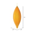 thumbnail image 2 of Vickerman 8" Antique Gold Matte Line Finial Ornament, Pack of 4, 2 of 3