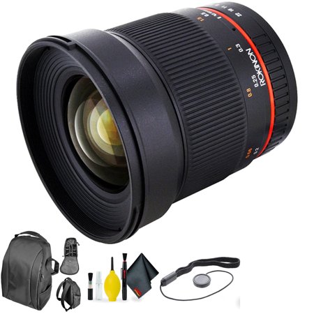 ROKINON 16MM f/2.0 Fuji X Mount + Deluxe Lens Cleaning Kit