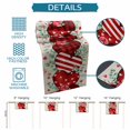 thumbnail image 6 of Valentine's Day Table Runner 48 Inches Long Farmhouse Dress Scarves, Red Strip Plaid Love Eucalyptus Beige Burlap Dining Tablerunner for Coffee Table/Kitchen Island/Party Décor, 13" x 48", 6 of 8