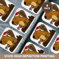 thumbnail image 6 of 3drose, Cute Funny Beaver Wearing Santa Hat Christmas Cartoon, Set of 8 Coasters - Soft, 6 of 7