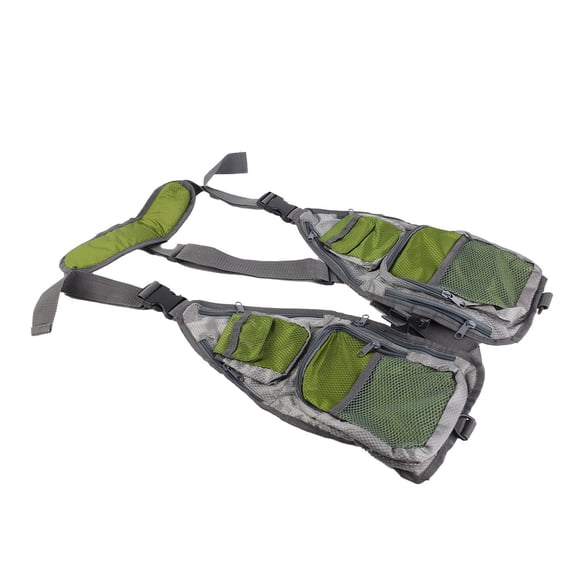 Fishing Vest Men Women Breathable Adjustable Waistcoat With Pockets D Rings For Boating Kayaking Fishing