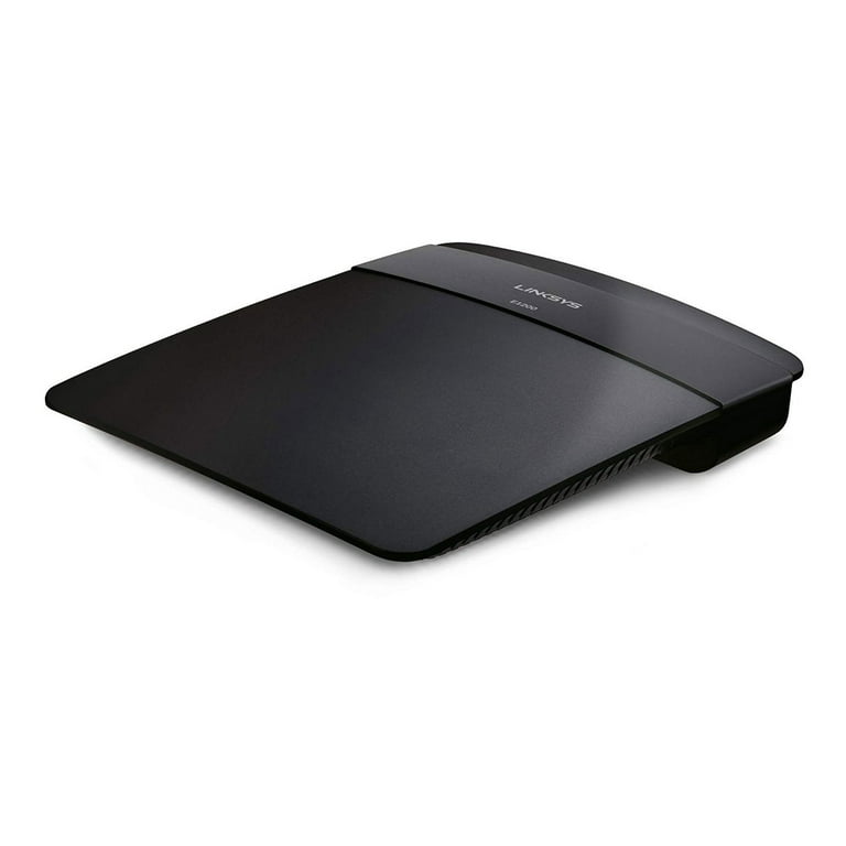 Pearly fordrejer solnedgang Linksys N300 Dual Band Wireless WiFi Router, Black (E1200) - Walmart.com