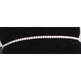 thumbnail image 5 of Solid 925 Sterling Silver 7 Inch Tennis Bracelet 2mm Cubic Zirconia Rhodium Plated for Women BB4860-7, 5 of 7