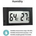 thumbnail image 5 of Pack Mini Digital Temperature Humidity Thermometer, Thermometer, Digital Hygrometer, Indoor Temperature and Humidity Meter, Black, 5 of 5