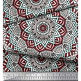 thumbnail image 3 of Soimoi Rayon Fabric Moroccan & Mandala Kaleidoscope Print Sewing Fabric Yard 42 Inch Wide, 3 of 3