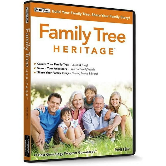 Individual Software PVE-FD10 Family Tree Heritage 10 Learning Software