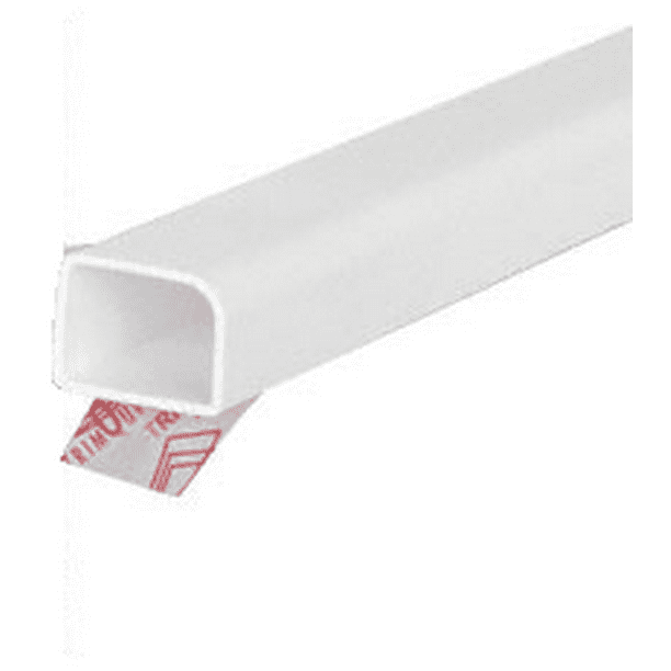 TrimQuick VS1275W White 1/2" x 3/4" Vinyl Stop