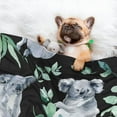 thumbnail image 3 of Yiaed Cartoon Koala Bear Print Dog Blankets-Cat Blanket Washable for Couch Protection,Puppy Blanket, Soft Plush Reversible Throw Furniture Protector-Small, 3 of 8