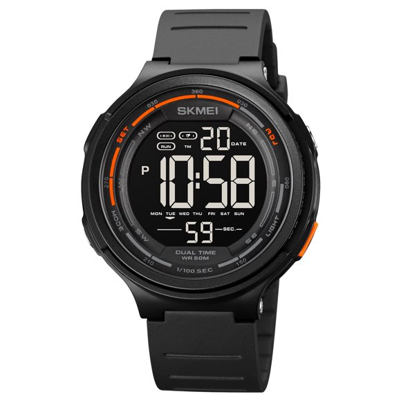 SKMEI Watch For Men Luxury Sport Digital Watches Count Down Chrono Electronic Wristwatches Men's Watches Waterproof Clock 2021