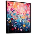 thumbnail image 2 of Designart "Neon Pop Art in Pink and Blue I" Fashion Framed Wall Art - Glam Pink Pop Art Bedroom Framed Canvas Wall Art, 2 of 6