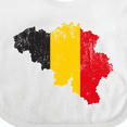 thumbnail image 4 of Inktastic Belgian Map Flag Boys or Girls Baby Bib, 4 of 4