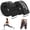Black Pro, variant on Booty Bands for Working Out, Blood Flow Restriction Bands for Women/Men, Adjustable Velcro Occlusion Resistance Bands BFR Training Bands for Glutes & Hip Building 2 Pack