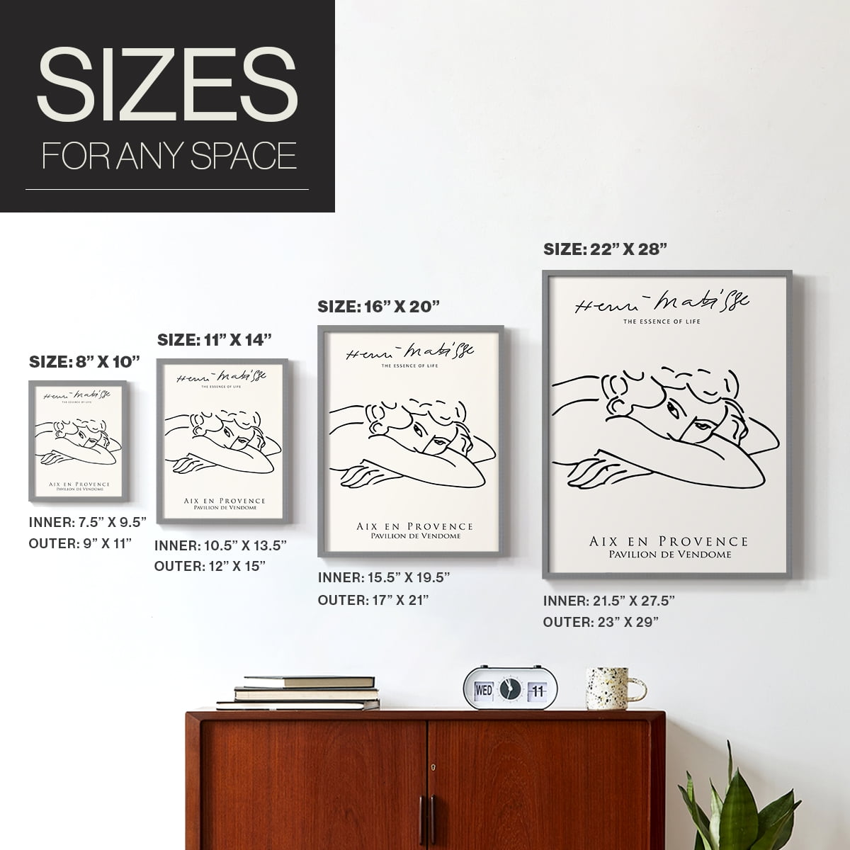 Matisse LXVI Framed Print - Solid Wood