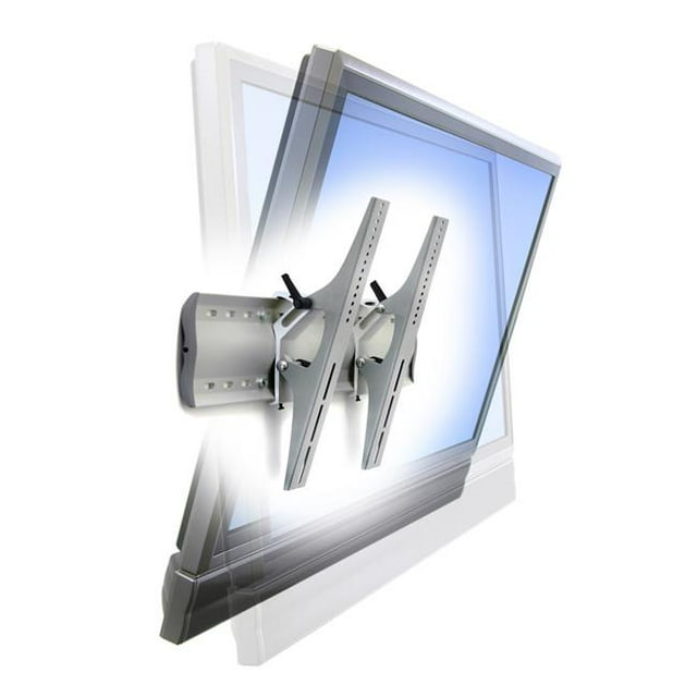 Support Mural Inclinable Affichage Moyen pour TM Anodisé Clair