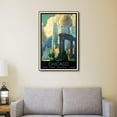 thumbnail image 2 of 36" x 54" Vintage 1929 Chicago Michigan Ave Travel Poster Wall Art, 2 of 4