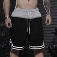 thumbnail image 6 of Men's 11" Athletic Shorts Quick Dry Elastic Performance Basketball Shorts with Pockets Black, 6 of 6
