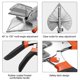 thumbnail image 5 of Angle Shear 45-135 Degree Miter Cutter Hand Shear Mitre Scissor Siding Wire Duct Cutter PVC PE Plastic Pipe Hose Scissors Cut, 5 of 5