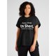thumbnail image 1 of Camisetas para mujer, de verano, casual, manga corta, cuello redondo, con estampado, color blanco negro, blusaI'm Short - Women's Chic Letter Print Tee - Comfy, Casual Short Sleeve Crew Neck T-shirt, 1 of 5
