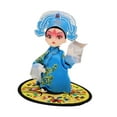 thumbnail image 4 of Estatua de muñeca china, recuerdo artesanal, adorno, figurita tradicional de la Ópera de Pekín Zhang Sheng, 4 of 9