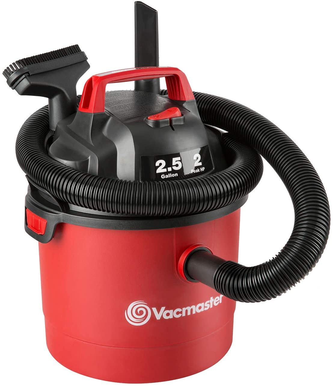 Vacmaster Red Edition Portable Wet Dry Shop Vacuum, 2.5 Gallon 2 Peak